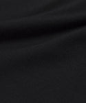Close-up of soft black fabric with gentle folds and smooth texture—ideal for creating the Grayson Pullover or your favorite lightweight sweater.