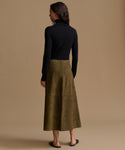 Suede Wolfe Skirt