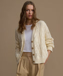 Cotton Cable Cardigan
