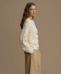 Cotton Cable Cardigan