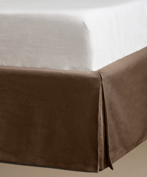 Fabric Swatch Chocolate Linen