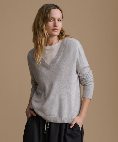 Flynn Cashmere V-Neck