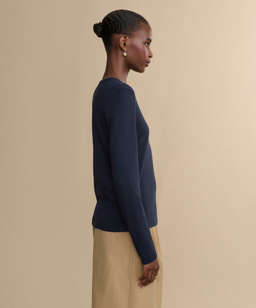 Long-Sleeve Slim Tee