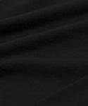 Close-up of the Mira Cardigans black knit fabric, featuring soft diagonal folds and a smooth, subtly textured surface for a luxurious look.