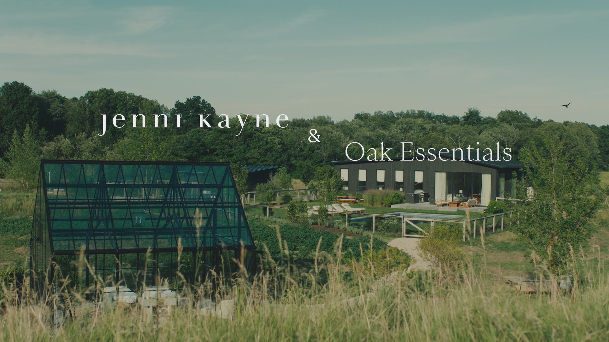 Jenni Kayne Farmhouse video with "Sonora' music as woman wakes on farm and enjoys her day