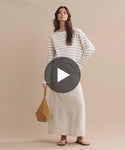 Thumbnail for video: Model wearing Claude Long Sleeve. 