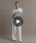 Thumbnail for video: Model wearing Cotton Kate V-Neck