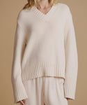 Thumbnail for video: Cropped Cashmere Jet V-Neck