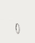 Medium Huggie with Diamonds