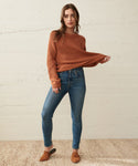 High Rise Ankle Crop Jeans