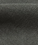 A close look at the Fabric Swatch Slate Linen showcases a dark gray, pebbled texture with bumpy folds, indicating softness and durability—ideal for upholstering the Pacific Bed.